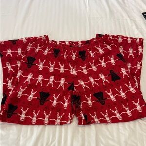 Star Wars Red Pajama Pants Lounge Sleepwear All Over Print Soft Cozy - XL
